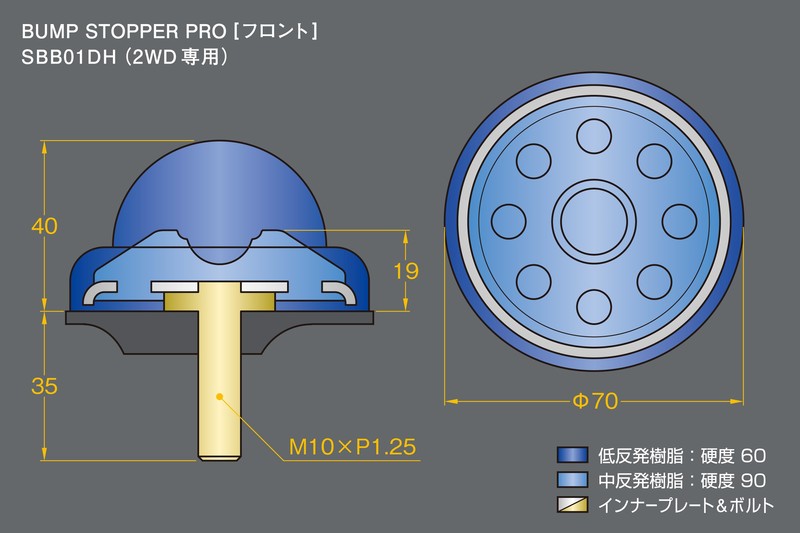 ストロークストッパーMAX SSB01MH - Genb（玄武）ハイエース用