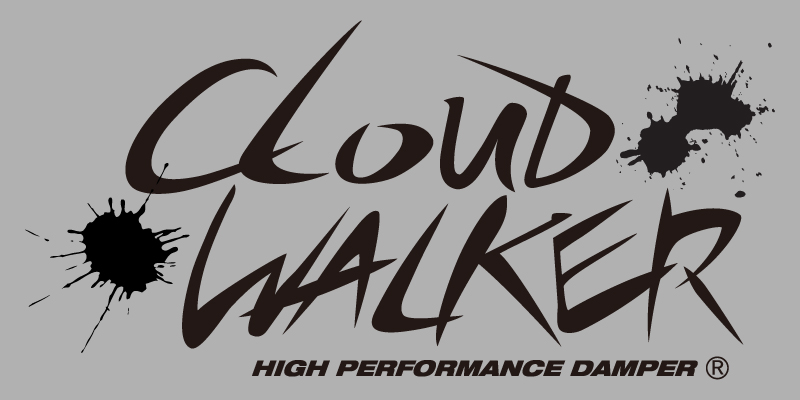 『CLOUD WALKER』 ステッカー ［240ミリ Black］ ST240CWK