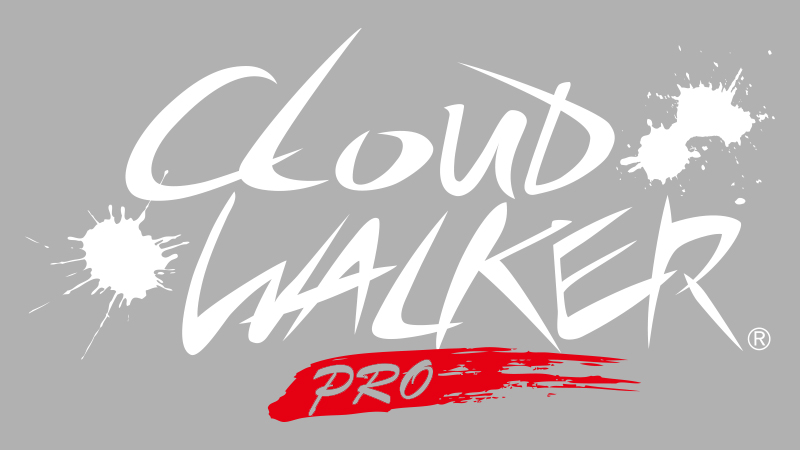『CLOUD WALKER PRO』 ステッカー ［240ミリ White］ ST240CWPW