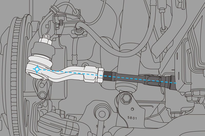 nv350 キャラバン　玄武　アジャスタブルスタビリンクロッド バンプアジャストタイロッドエンド STE01C - Genb（玄武
