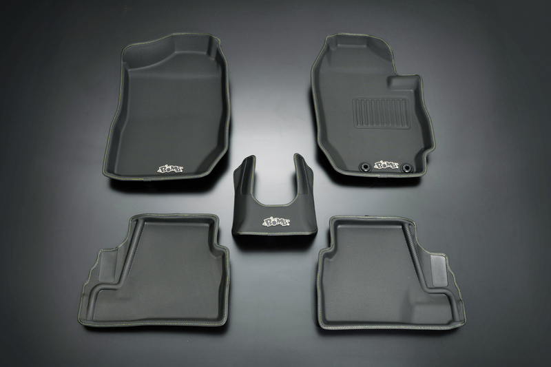 アクティブ3Dフロアマット Yellow Stitch OMA01YJ - Genb（玄武）JIMNY
