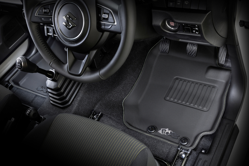 アクティブ3Dフロアマット Yellow Stitch OMA01YJ - Genb（玄武）JIMNY