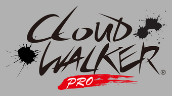 『CLOUD WALKER PRO』 ステッカー ［240ミリ Black］ - ST240CWPK